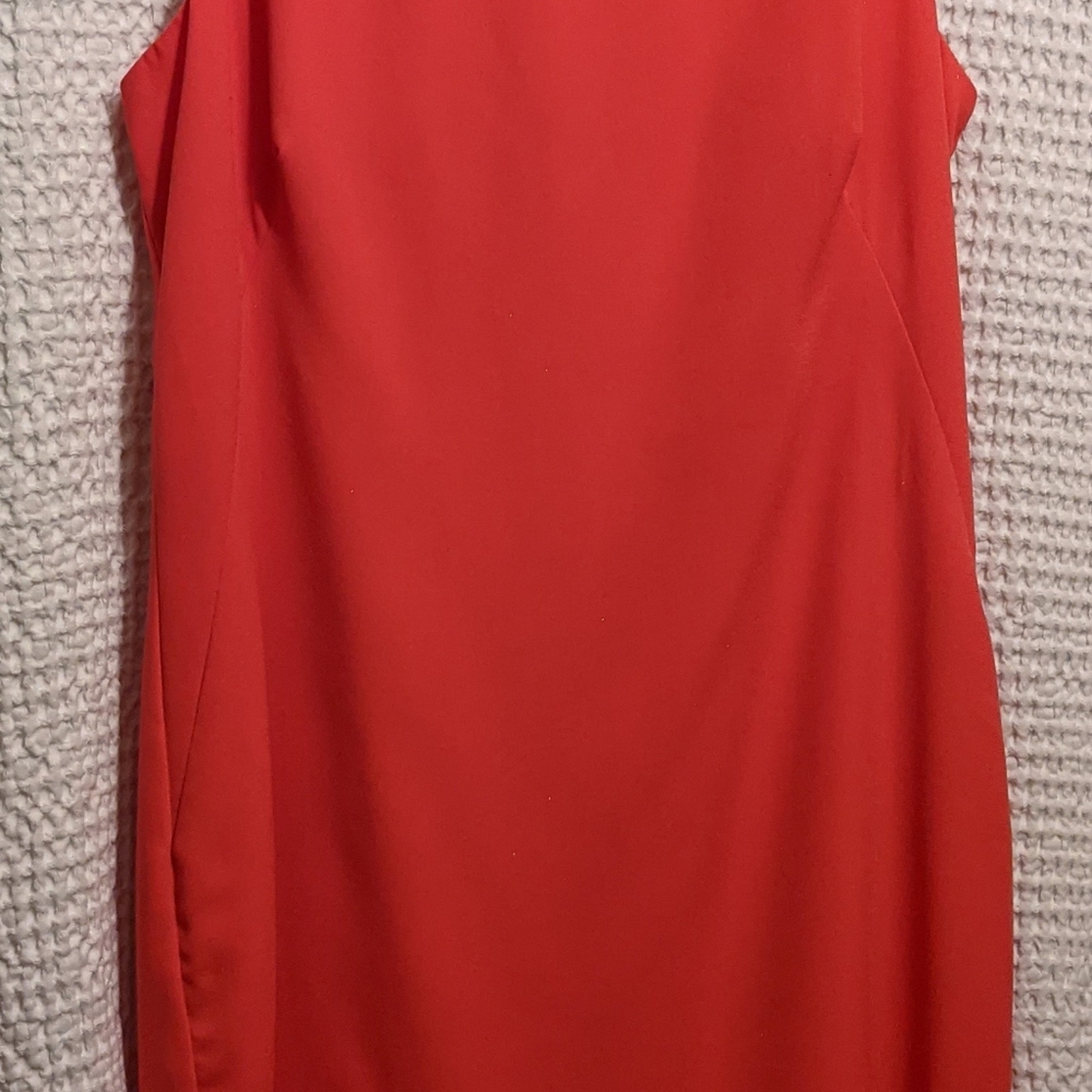 CDC Orange Sleeveless Dresd